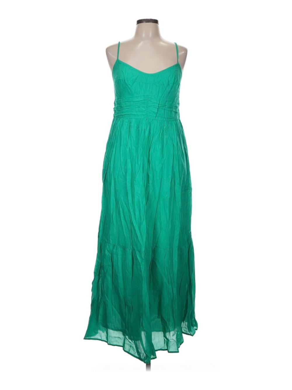 Universal Thread Emerald Green Spaghetti-Strap Maxi Dress